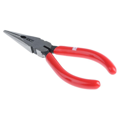 RS PRO Long Nose Pliers, 160 mm Overall, Straight Tip, 46,5mm Jaw