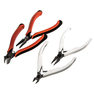 RS PRO 4-Piece Plier Set, 250 mm Overall