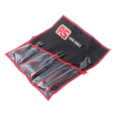 RS PRO 3-Piece Plier Set, 300 mm Overall
