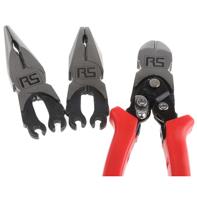 RS PRO 3-Piece Plier Set, 180 mm Overall