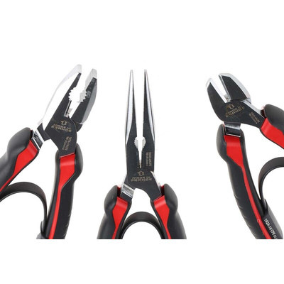 Facom 3-Piece Plier Set, 150 mm Overall