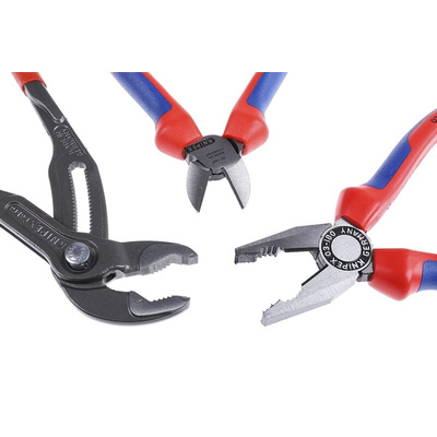 Knipex 3-Piece Plier Set, 305 mm Overall