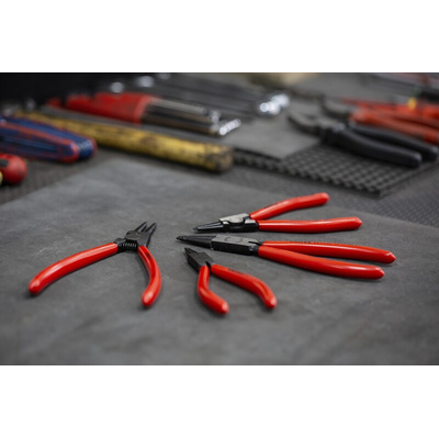 Knipex 4-Piece Circlip Plier Set, 180 mm Overall