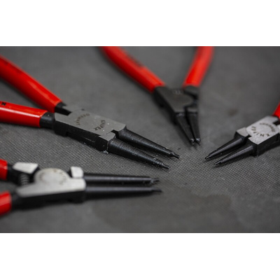 Knipex 4-Piece Circlip Plier Set, 180 mm Overall