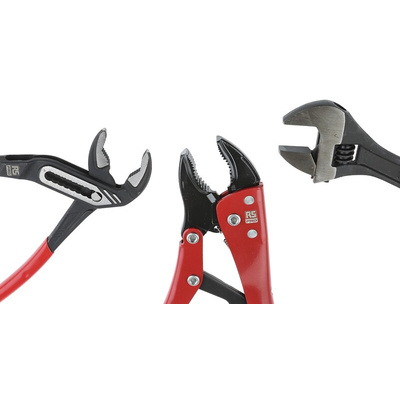 RS PRO 3-Piece Plier Set, 250 mm Overall