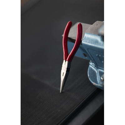 RS PRO Long Nose Pliers, 140 mm Overall, Straight Tip