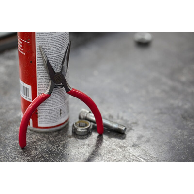 RS PRO Long Nose Pliers, 120 mm Overall, Straight Tip