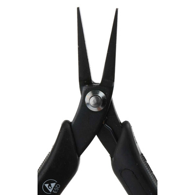 RS PRO Electronics Pliers, Flat Nose Pliers, 150 mm Overall, Straight Tip, ESD