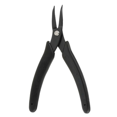 RS PRO Electronics Pliers, Round Nose Pliers, 150 mm Overall, Bent Tip, ESD