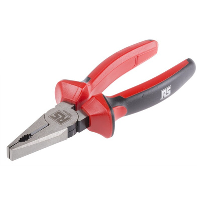 RS PRO Combination Pliers, 160 mm Overall, Straight Tip