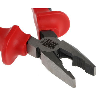 RS PRO Combination Pliers, 140 mm Overall, Straight Tip