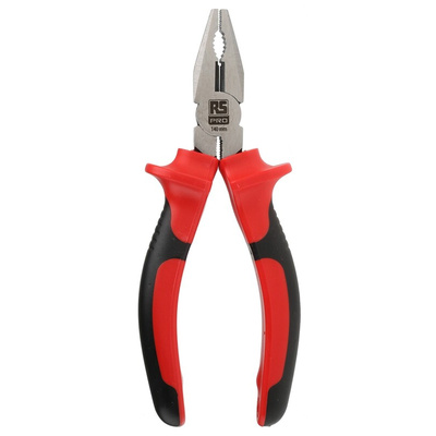 RS PRO Combination Pliers, 140 mm Overall, Straight Tip