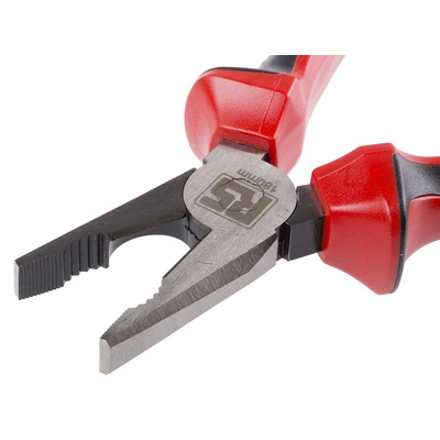 RS PRO Combination Pliers, 180 mm Overall, Straight Tip