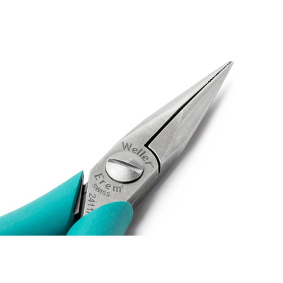 Weller Erem Long Nose Pliers, 146 mm Overall, Straight Tip, 35,5mm Jaw