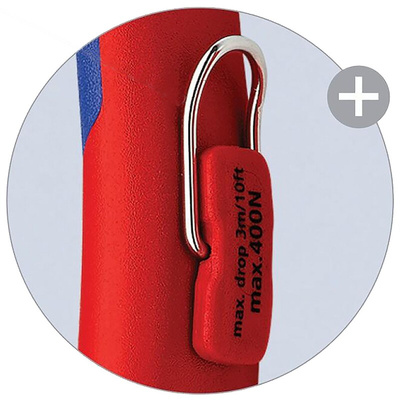 Knipex Cobra® Water Pump Pliers, 180 mm Overall, Angled, Straight Tip, 36mm Jaw