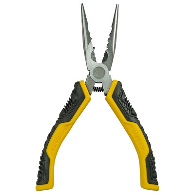 Stanley Long Nose Pliers, 150 mm Overall, Straight Tip