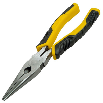 Stanley Long Nose Pliers, 150 mm Overall, Straight Tip