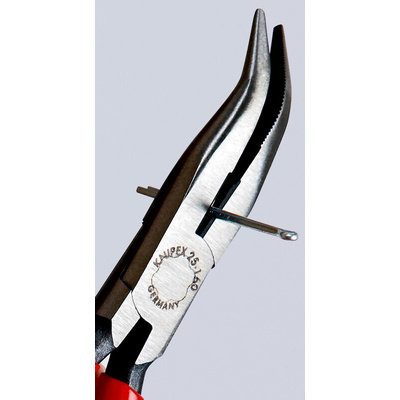Knipex Long Nose Pliers, 160 mm Overall, Straight Tip, 50mm Jaw