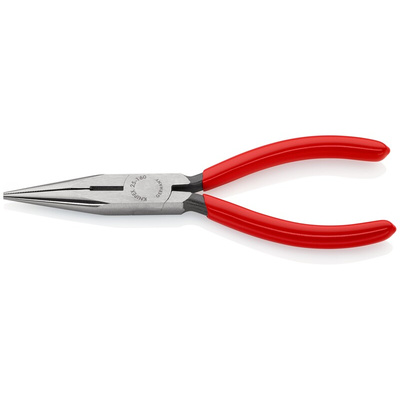 Knipex Long Nose Pliers, 160 mm Overall, Straight Tip, 50mm Jaw