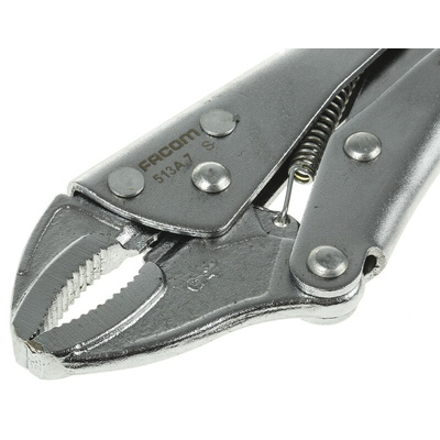 Facom Locking Pliers, 190 mm Overall
