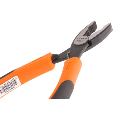 Bahco Combination Pliers, 200 mm Overall, Straight Tip, 39mm Jaw