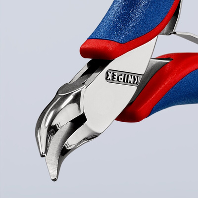 Knipex 35 42 Long Nose Pliers, 115 mm Overall, Flat, Straight Tip, 22.5mm Jaw