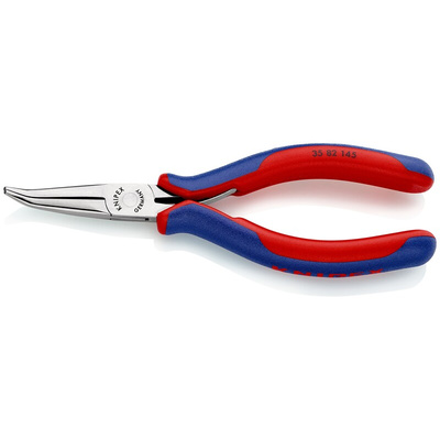 Knipex 35 82 Long Nose Pliers, 145 mm Overall, Straight Tip, 35mm Jaw