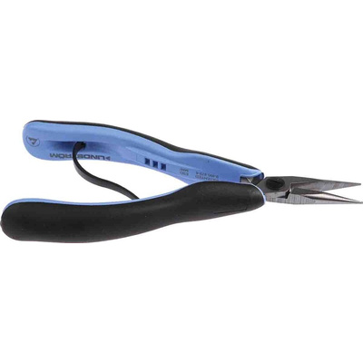 Lindstrom Long Nose Pliers, 158.5 mm Overall, Straight Tip, 32mm Jaw, ESD