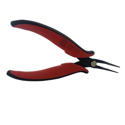 RS PRO Long Nose Pliers, 152 mm Overall, Angled Tip, 16mm Jaw