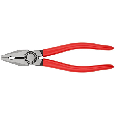 Knipex Combination Pliers, 200 mm Overall, Straight Tip