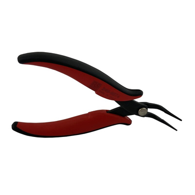 RS PRO Round Nose Pliers, 152 mm Overall, Bent Tip, 16mm Jaw