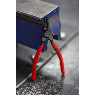 Knipex Circlip Pliers, 140 mm Overall, Straight Tip
