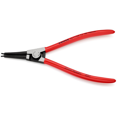 Knipex Circlip Pliers, 210 mm Overall, Straight Tip