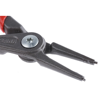 Knipex Circlip Pliers, 140 mm Overall, Straight Tip