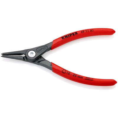 Knipex Circlip Pliers, 140 mm Overall, Straight Tip
