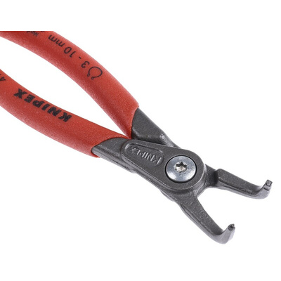 Knipex Circlip Pliers, 130 mm Overall, Angled Tip