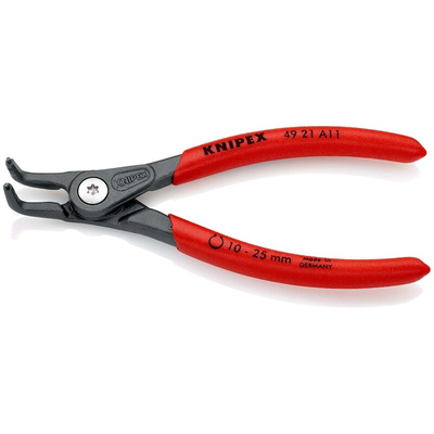 Knipex Circlip Pliers, 130 mm Overall, Angled Tip