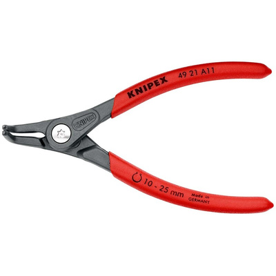 Knipex Circlip Pliers, 130 mm Overall, Angled Tip