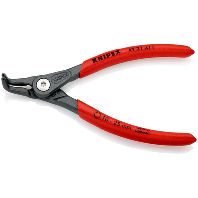 Knipex Circlip Pliers, 130 mm Overall, Angled Tip