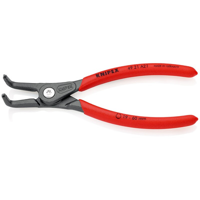 Knipex Circlip Pliers, 165 mm Overall, Angled Tip