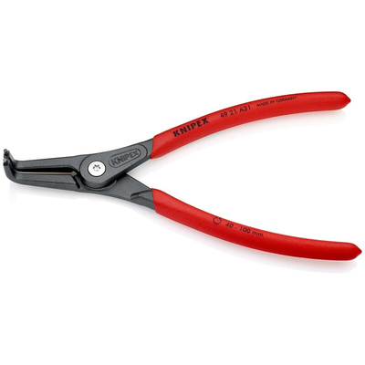 Knipex Circlip Pliers, 210 mm Overall, Angled Tip