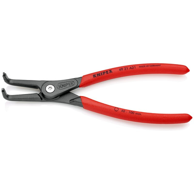 Knipex Circlip Pliers, 210 mm Overall, Angled Tip