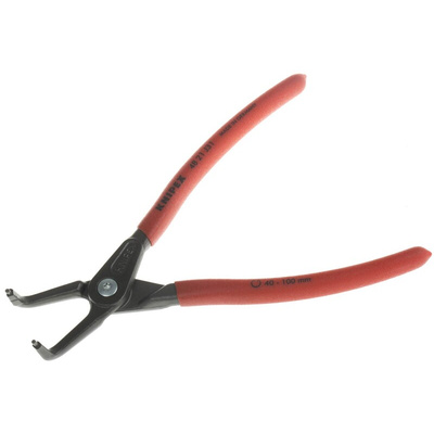 Knipex Circlip Pliers, 210 mm Overall, Angled Tip