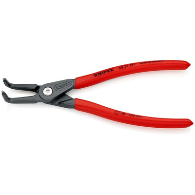Knipex Circlip Pliers, 210 mm Overall, Angled Tip