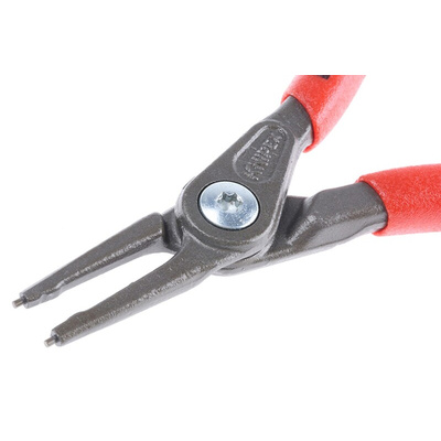 Knipex Circlip Pliers, 140 mm Overall, Straight Tip