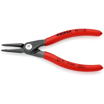 Knipex Circlip Pliers, 140 mm Overall, Straight Tip