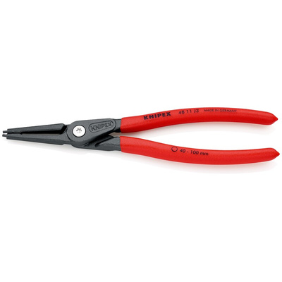 Knipex Circlip Pliers, 225 mm Overall, Straight Tip