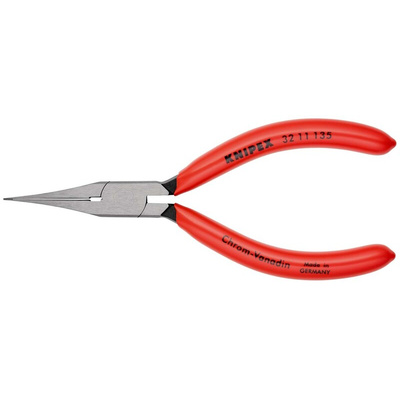 Knipex 32 11 Long Nose Pliers, 135 mm Overall, Straight Tip, 34mm Jaw