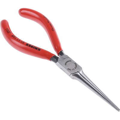 Knipex 31 11 Long Nose Pliers, 160 mm Overall, Straight Tip, 55mm Jaw