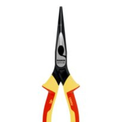 Bahco Long Nose Pliers, 200 mm Overall, Straight Tip, 70mm Jaw